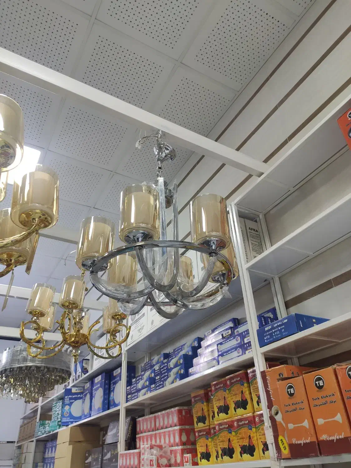 لوستر عصایی|لوستر و چراغ آویز|سنندج, |دیوار