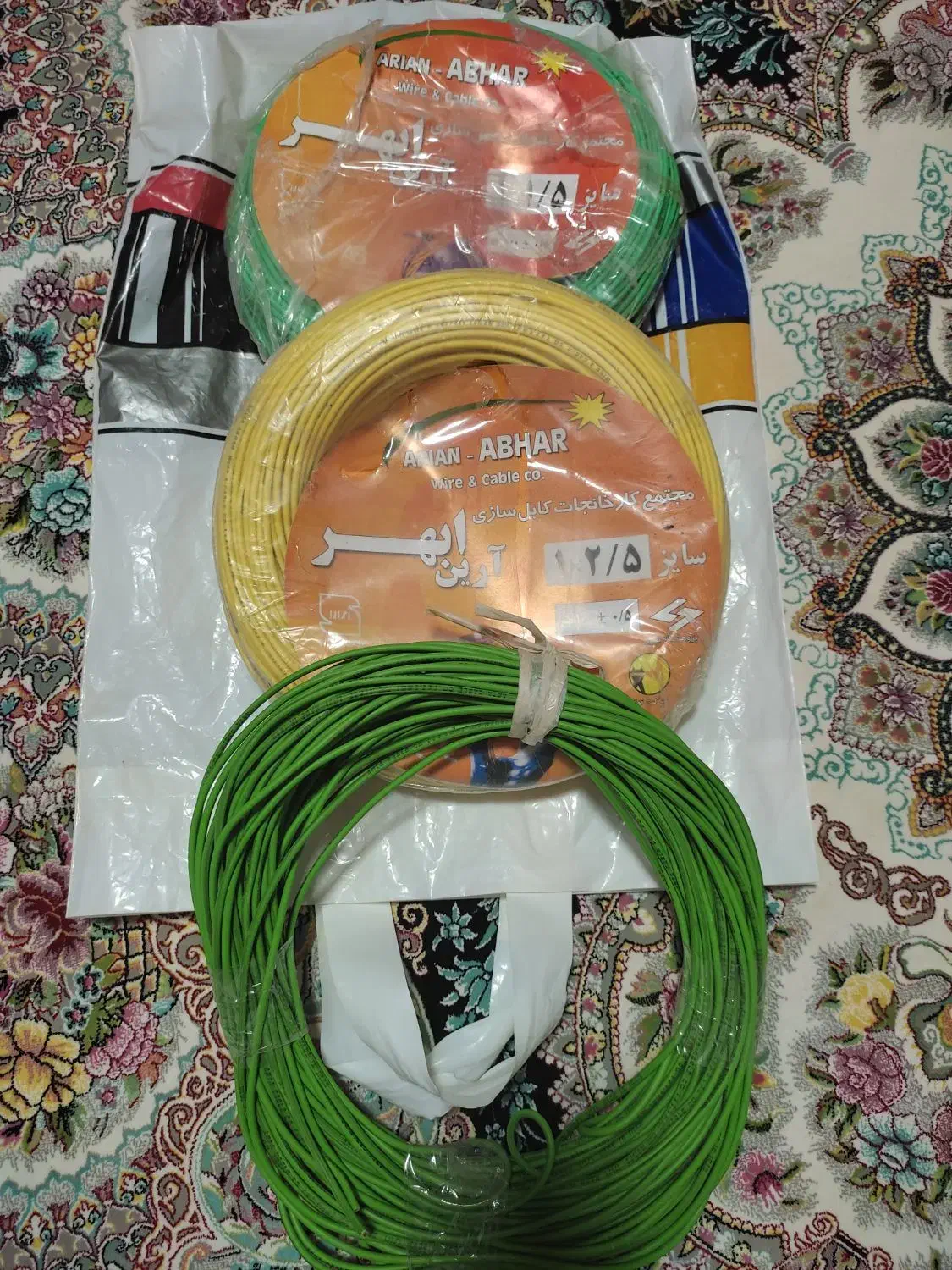 سیم برق اصل مسی|مصالح و تجهیزات ساختمان|خلخال, |دیوار