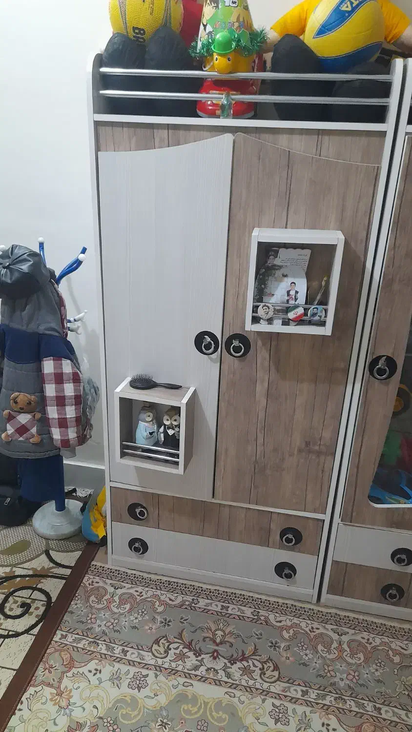 سه عدد کمد ام دی اف در حد نو|جاکفشی، کمد، دراور|تیران, |دیوار