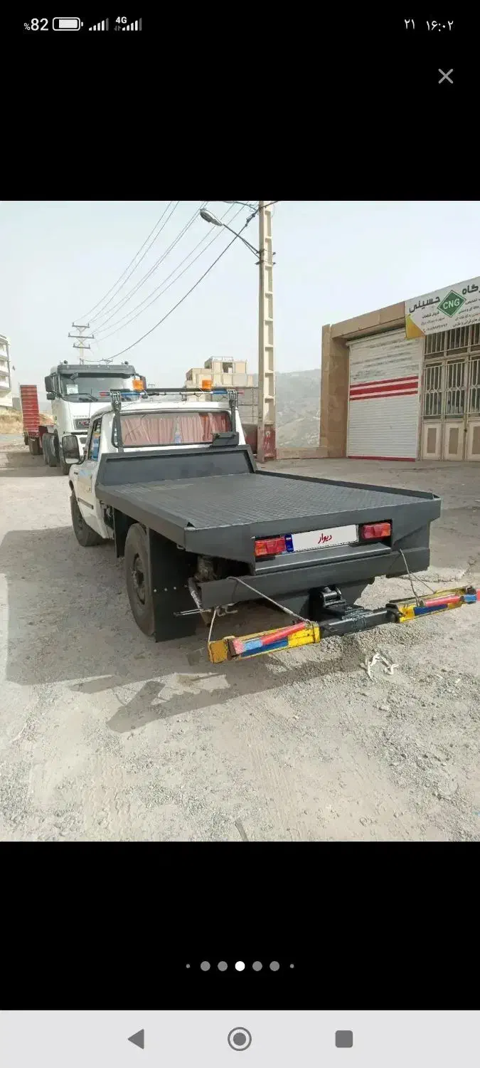 نیسان یدکش مدل 87 دوگانه سوز کارخونه با کفی|خودرو سواری و وانت|شیراز, باباکوهی|دیوار