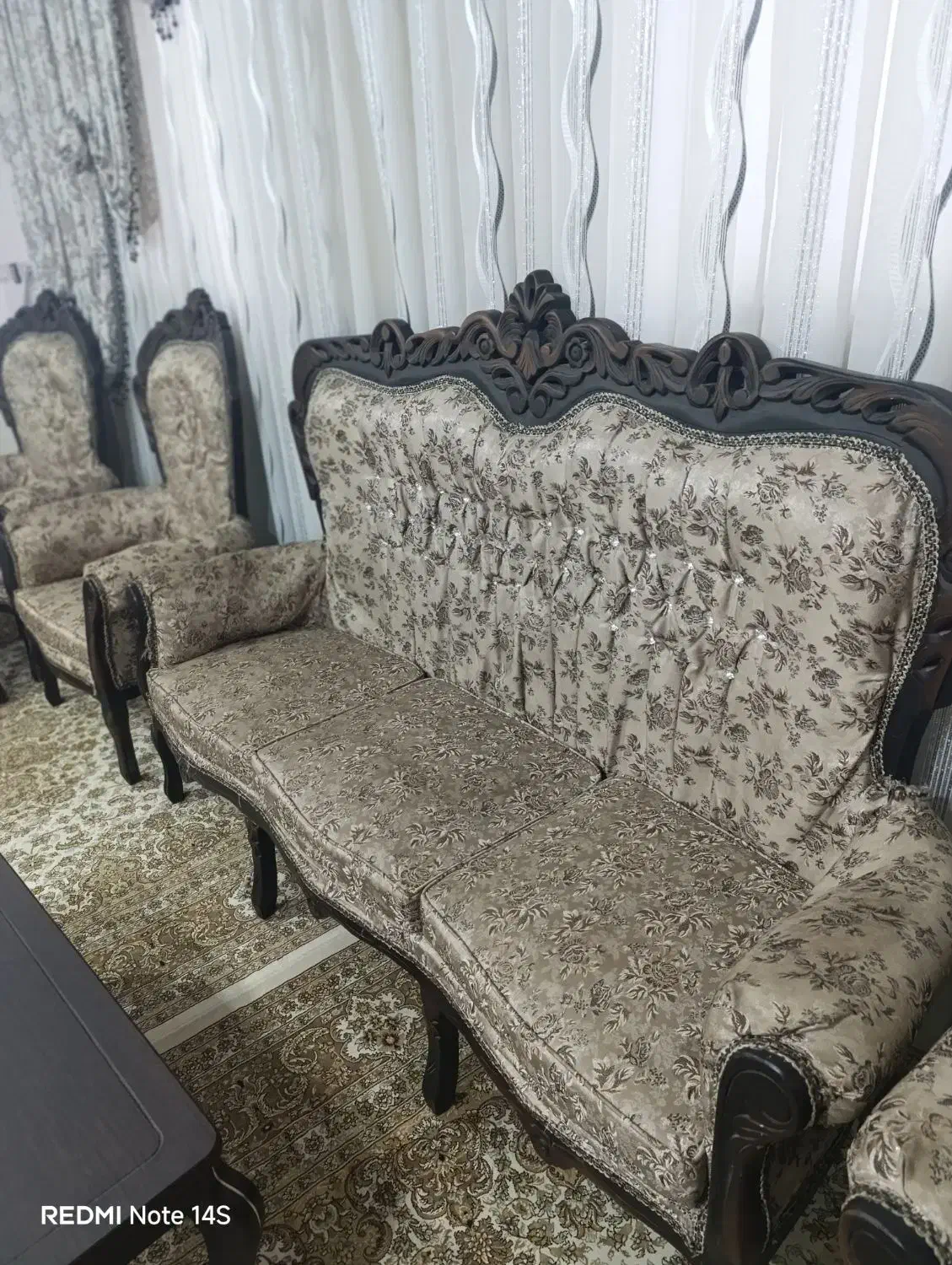 مبل سلطنتی|مبلمان خانگی و میز عسلی|قم, زند آباد|دیوار