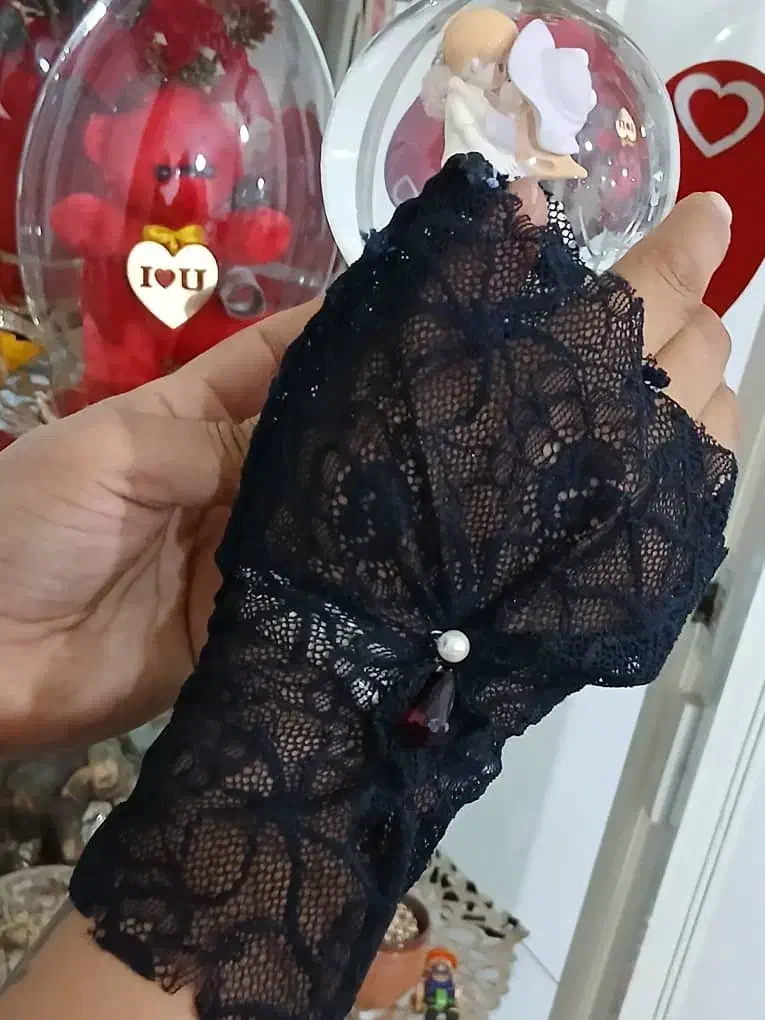 دستکش گوتیک تور دست ساز خاص شیک|لباس|سنندج, |دیوار