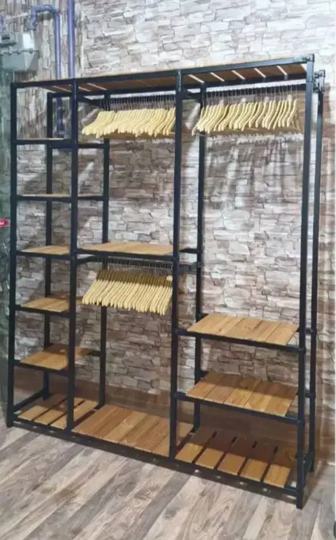 انواع مدل رگال فروشگاهی و خانگی|کتابخانه، شلف، قفسههای دیواری|کاکی, |دیوار