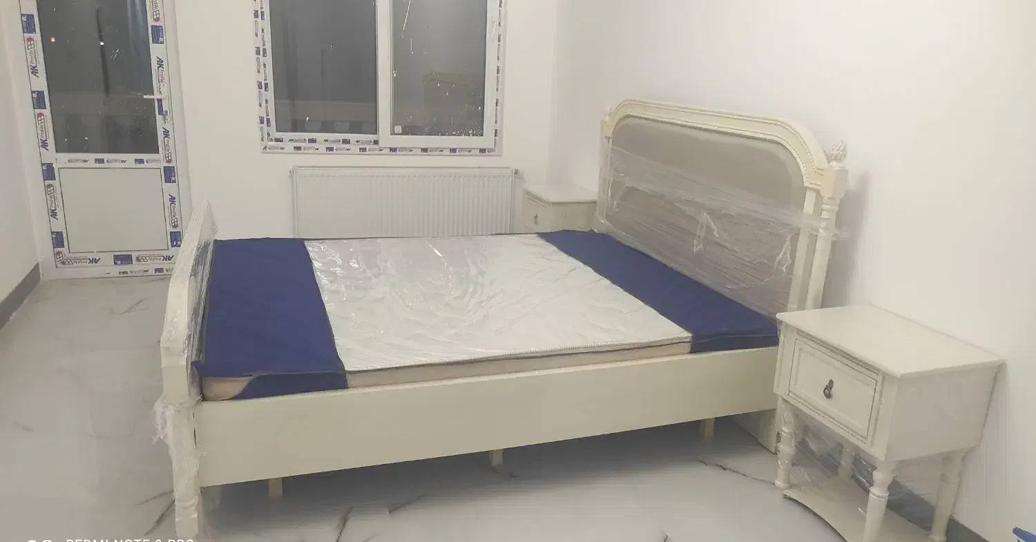 سرویس خواب تمام. چوب راش|تخت و سرویس خواب|مرودشت, ژیان|دیوار