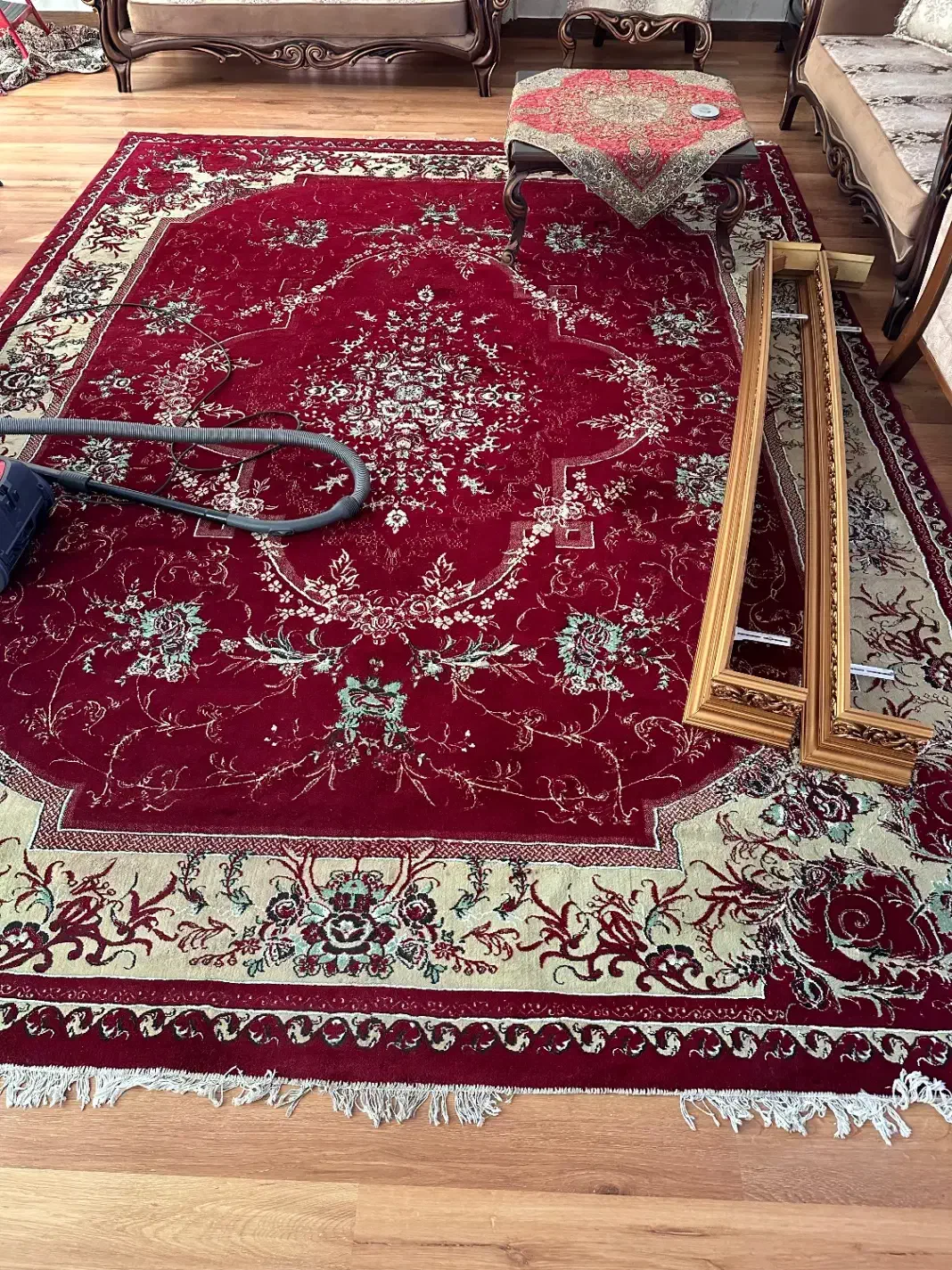 فرش ۱۲متری ماشینی درحد نو|فرش|آکند, |دیوار