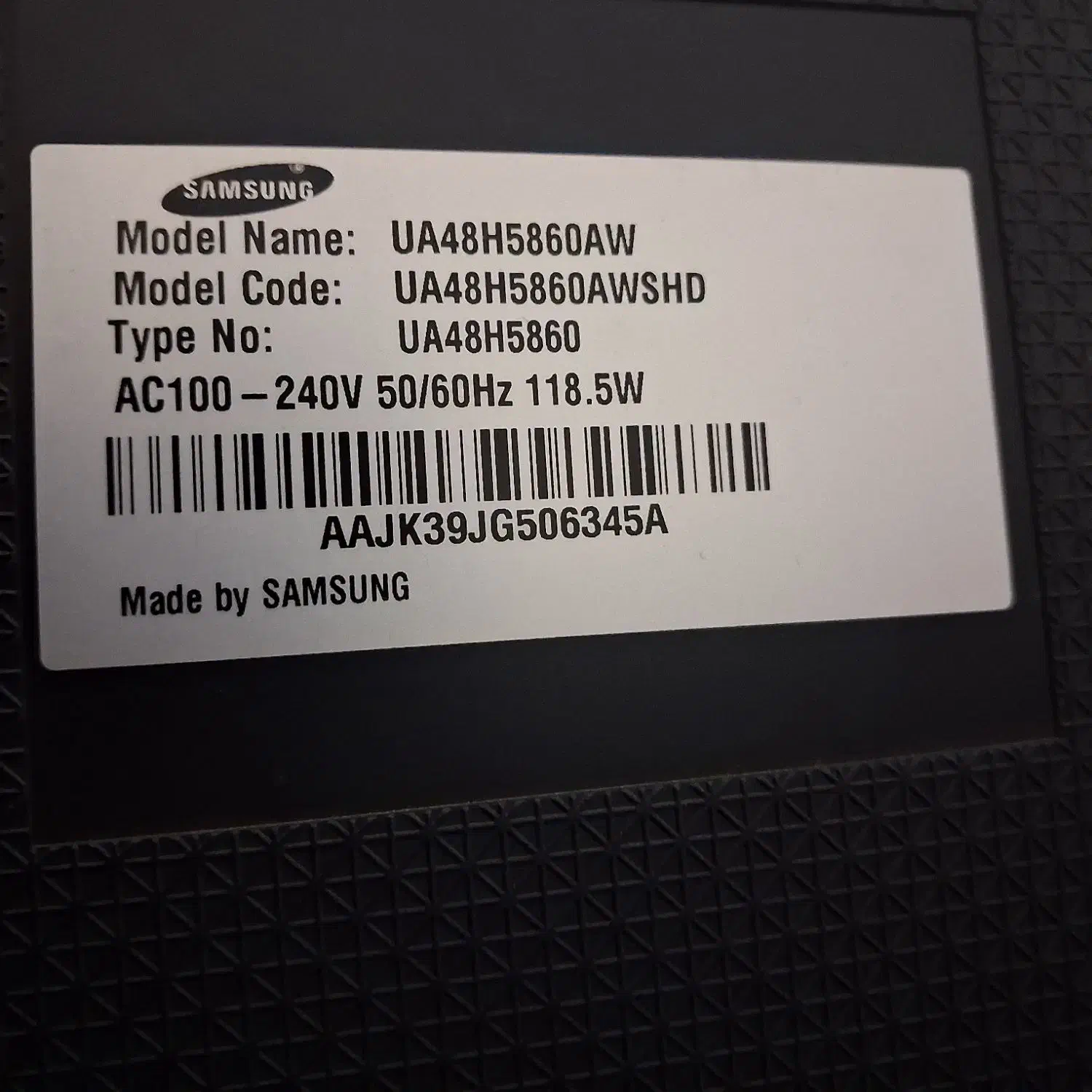 تلوزیون ال ای دی  ۴۸ اینج سامسونگ|تلویزیون و پروژکتور|رشت, معلم|دیوار