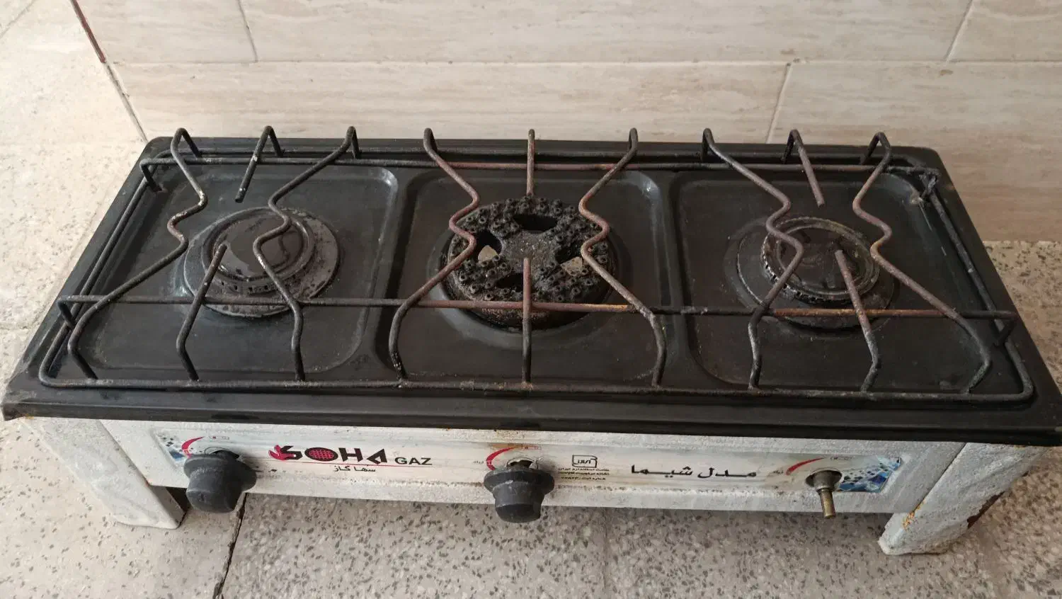 یک عدد اجاق گاز|اجاق گاز و لوازم برقی پخت‌وپز|اشتهارد, |دیوار