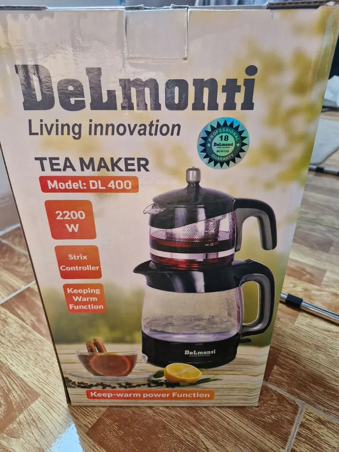 چایساز دلمونتی|سماور، چای‌ساز، قهوه‌ساز|اردکان, |دیوار