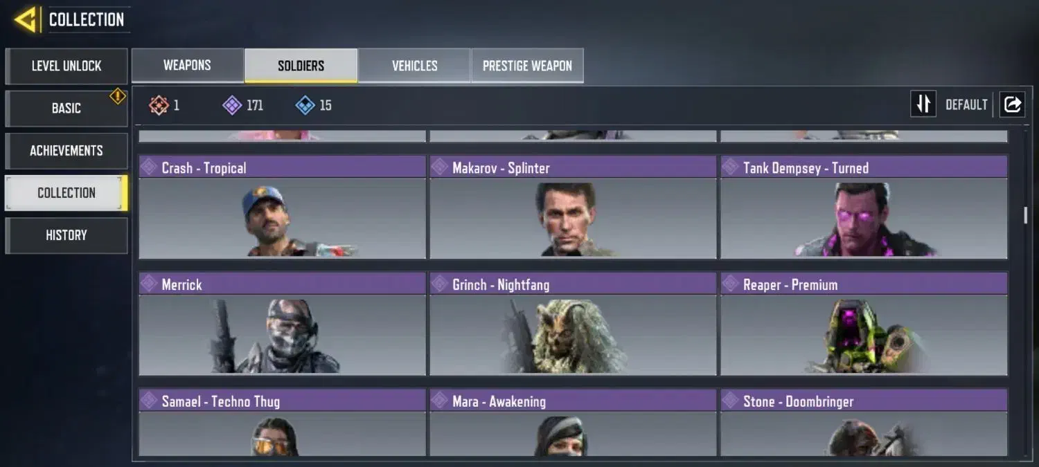 اکانت کالاف|کنسول، بازی ویدئویی و آنلاین|صدرا-فارس, فاز ۱|دیوار