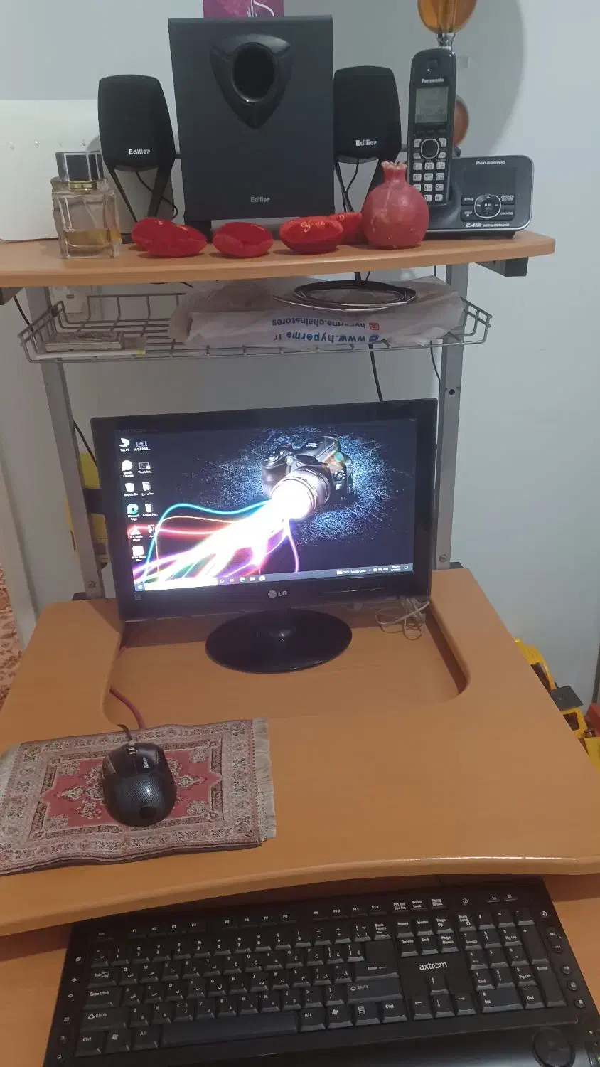 کامپیوتر کامل + مانیتور + میز|رایانه رومیزی|تهران, جیحون|دیوار