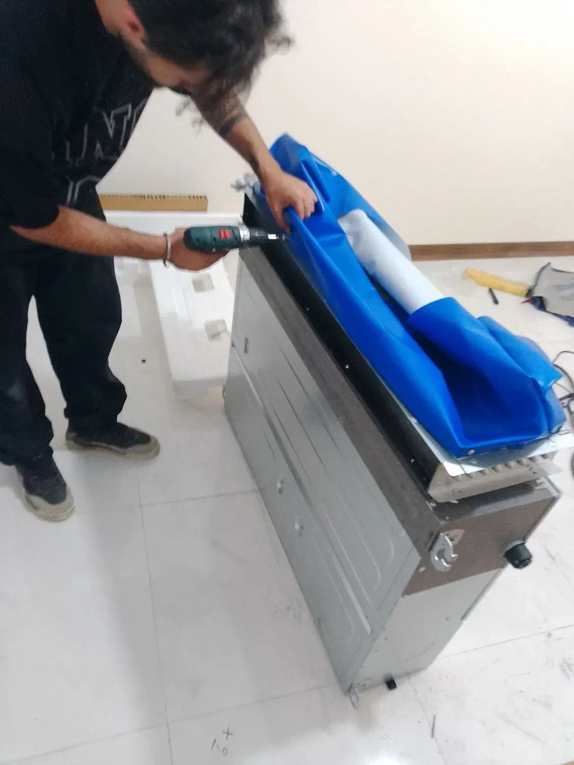 داکت اسپلیت هواساز اسپیلت تعمیرکار|کولر گازی و فنکوئل|کرج, عظیمیه|دیوار