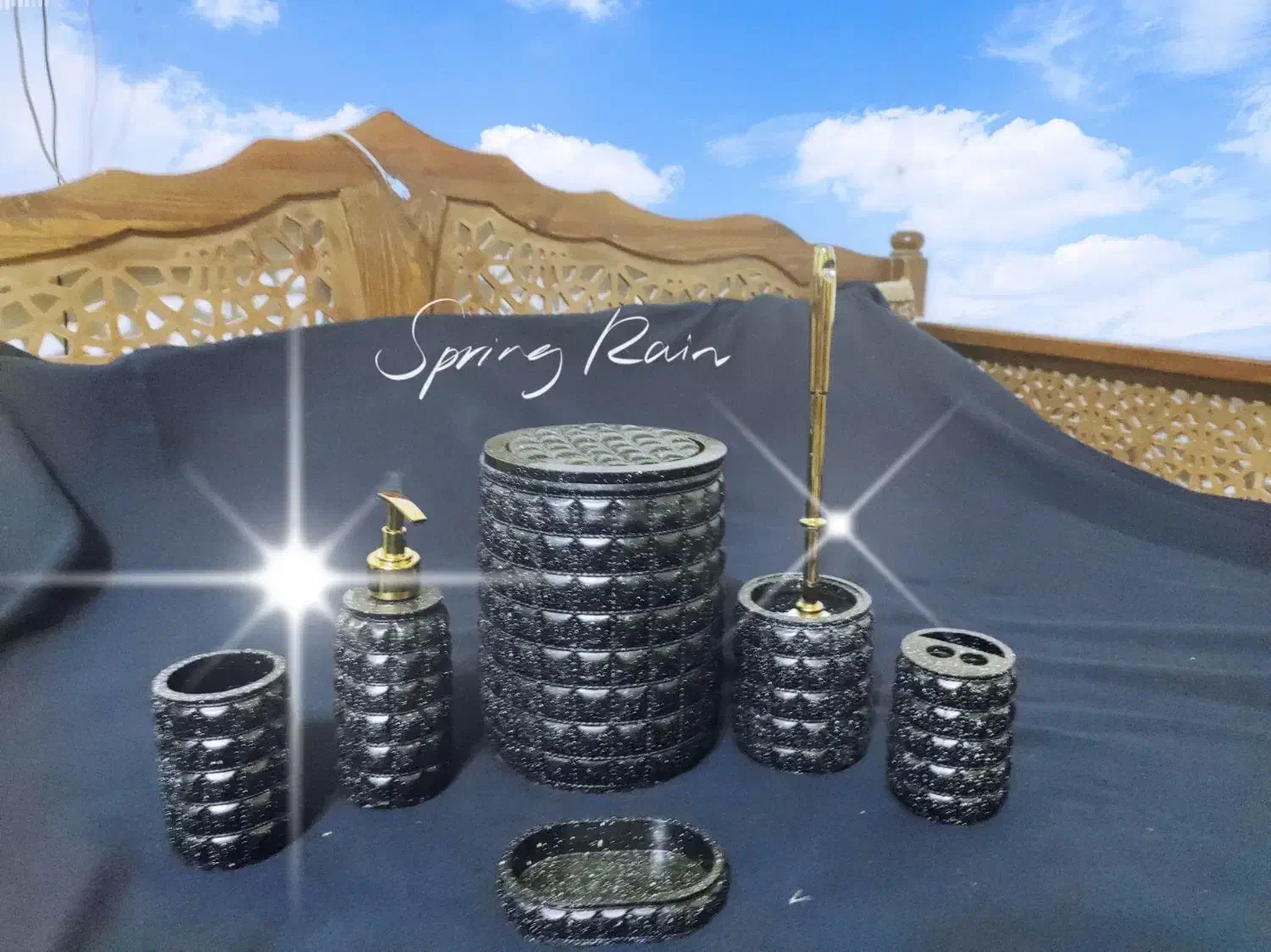 فروش ست شش تکه سرویس بهداشتی رنگبندی متنوع|لوازم سرویس بهداشتی|آبادان, |دیوار