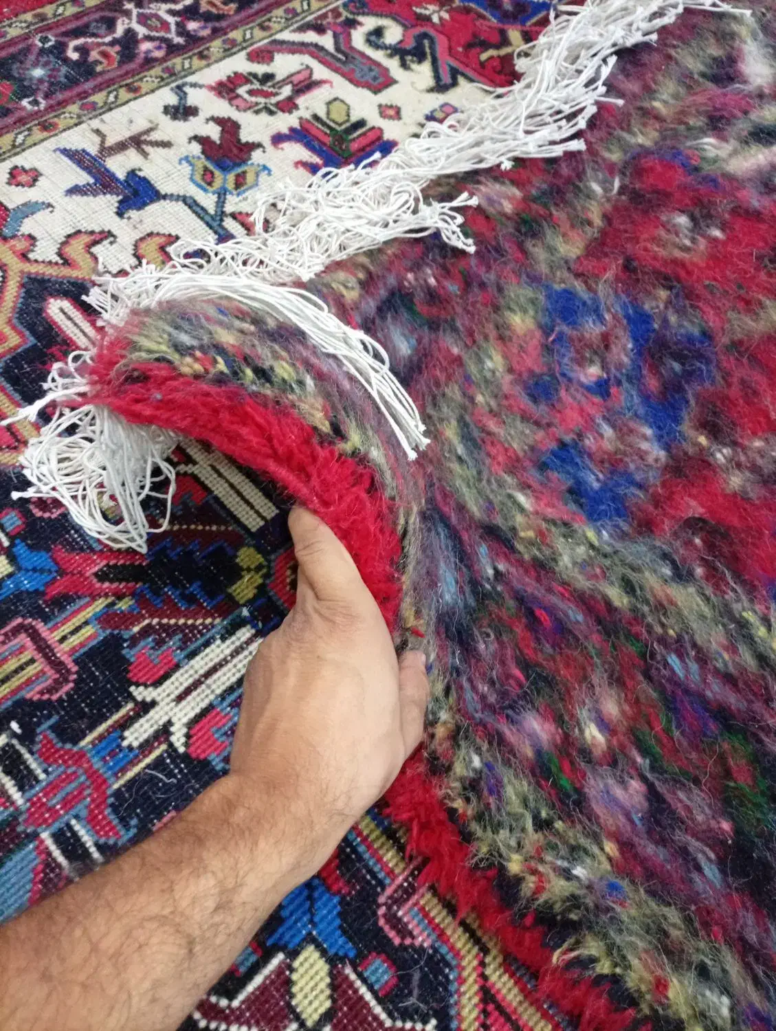 فرش دست بافت خالچا|فرش|باسمنج, |دیوار