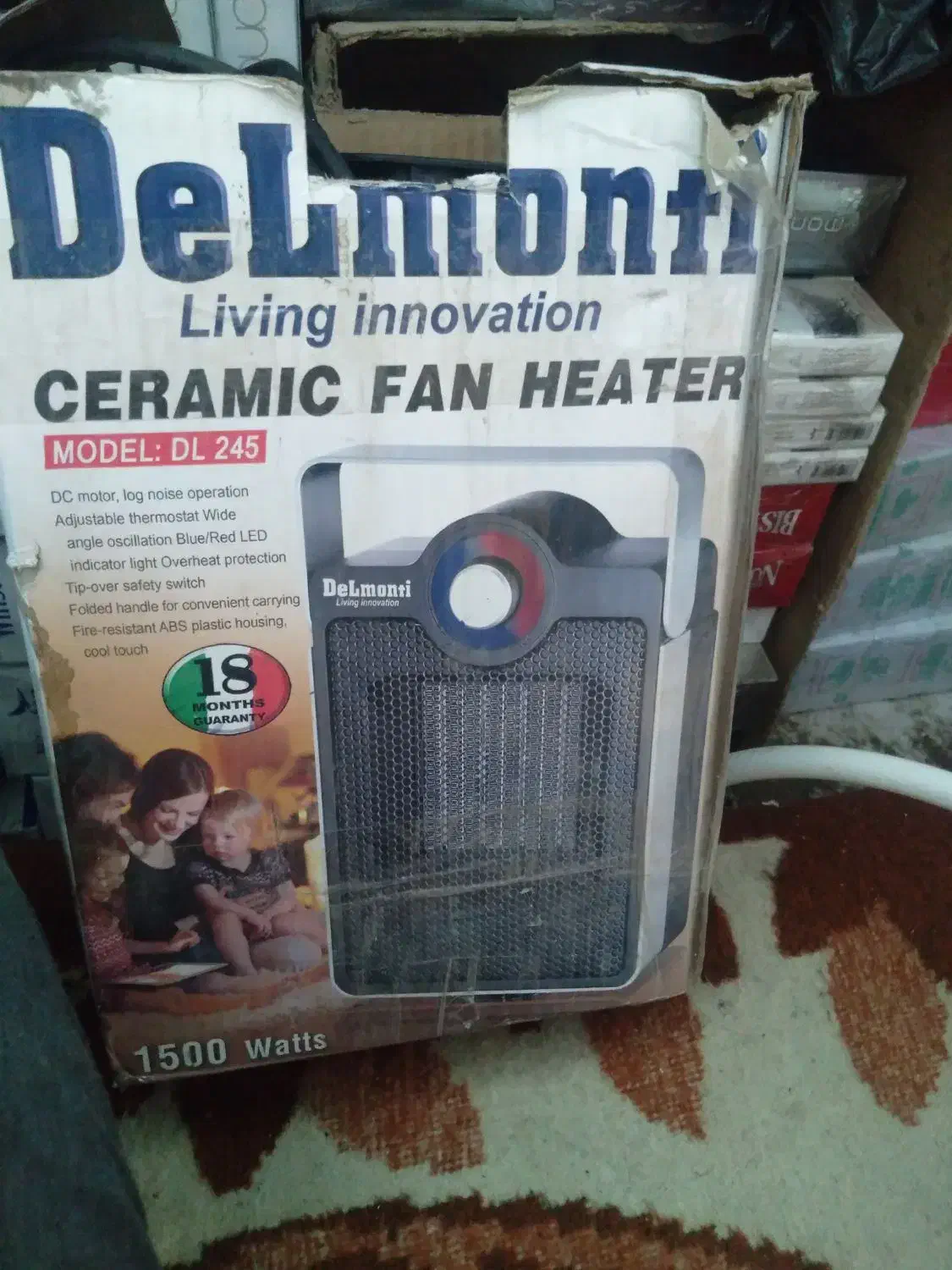 هیتر فن دار سرامیکی  belmonti|بخاری، هیتر، شومینه|ساوه, |دیوار