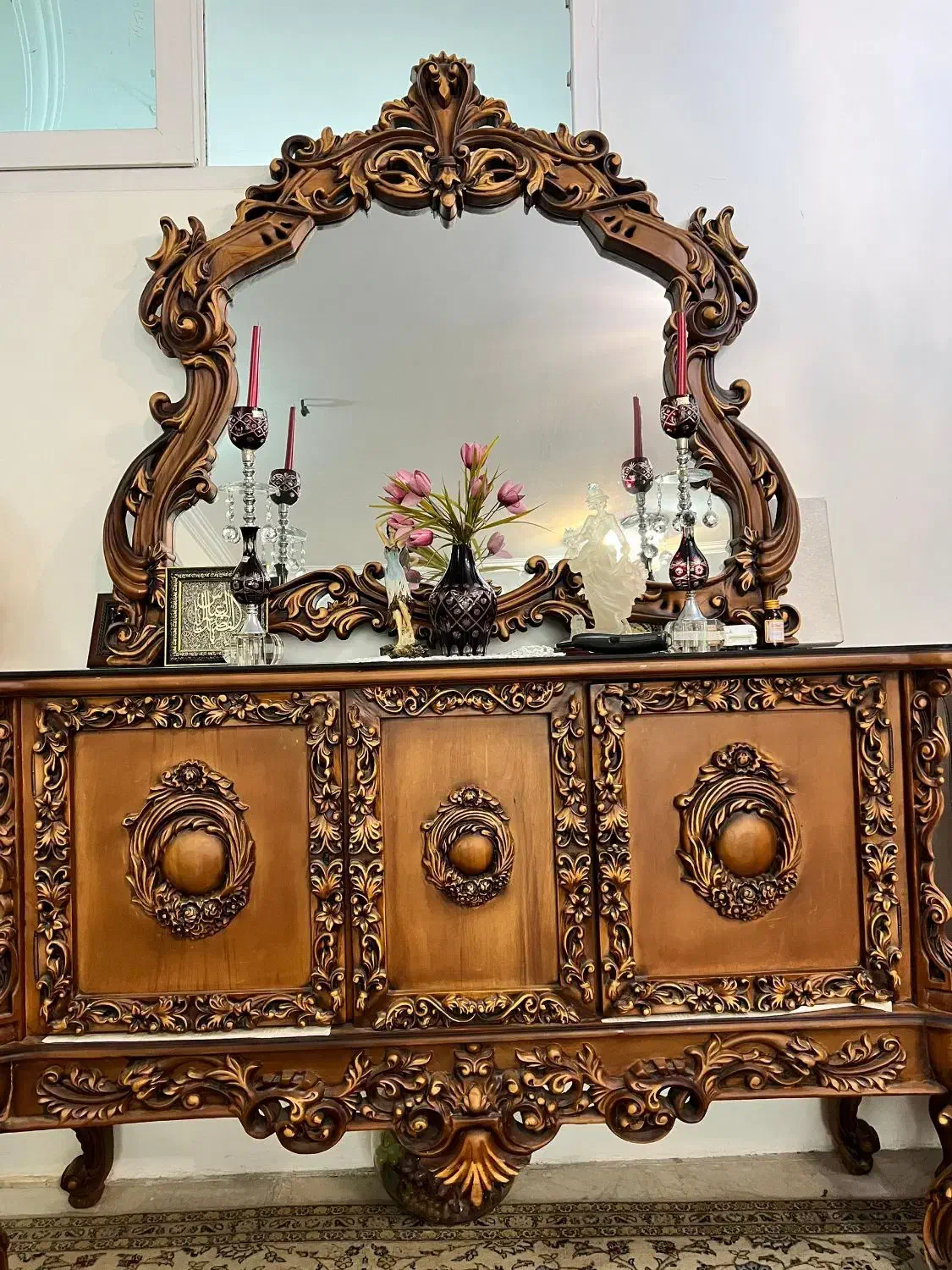 کنسول و آینه|بوفه، ویترین، کنسول|تهران, شهرک آزادی|دیوار