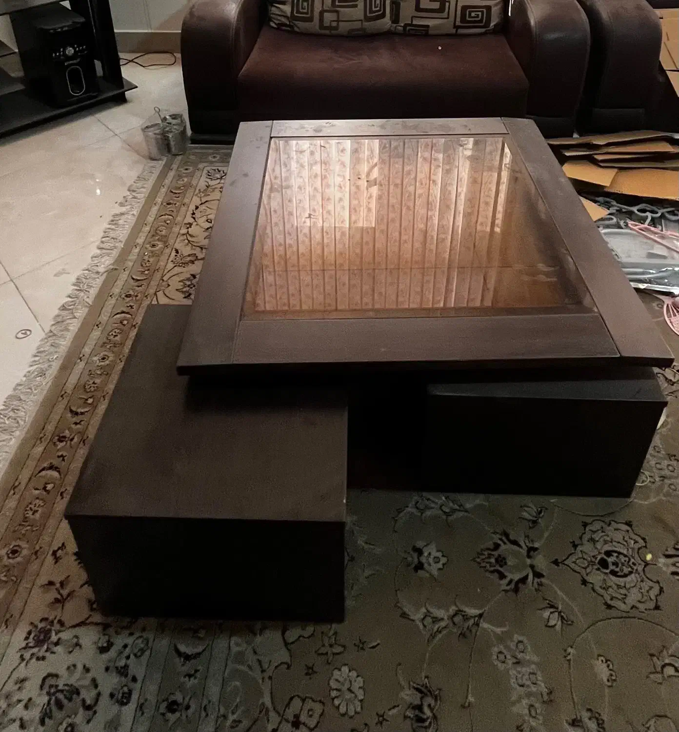 میز جلو مبلی و گلمیز|مبلمان خانگی و میز عسلی|برخوار, |دیوار