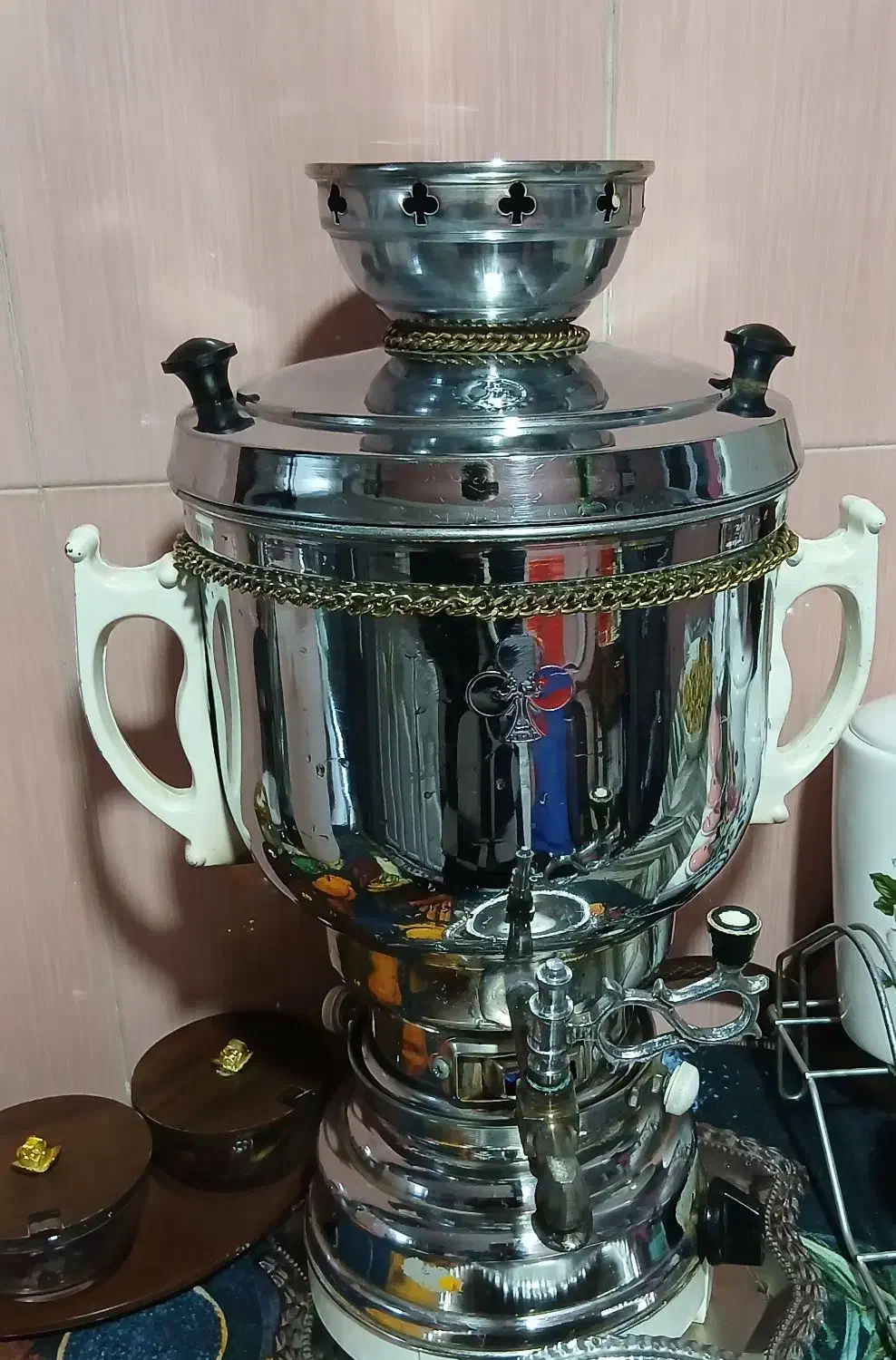 سماورگازی ۴لیتری|سماور، چای‌ساز، قهوه‌ساز|قرچک, شهرک الحدید|دیوار