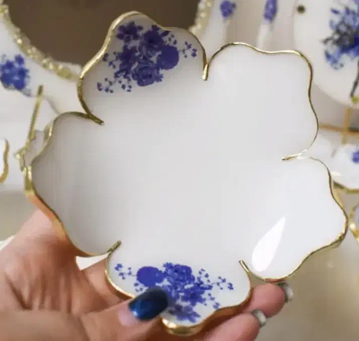 هفتسین رزینی قلم آبی|ظروف سرو و پذیرایی|خمینی‌شهر, |دیوار