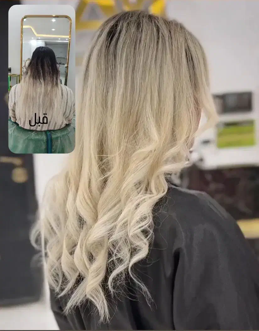 رنگو لایت اکستنشن مو موخوره گیری|خدمات آرایشگری و زیبایی|خرمآباد, |دیوار