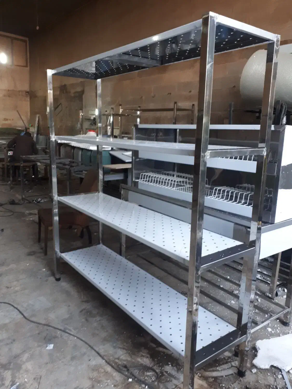 قفسه استیل|فروشگاه و مغازه|رباط‌کریم, شهرک صنعتی نصیرآباد|دیوار