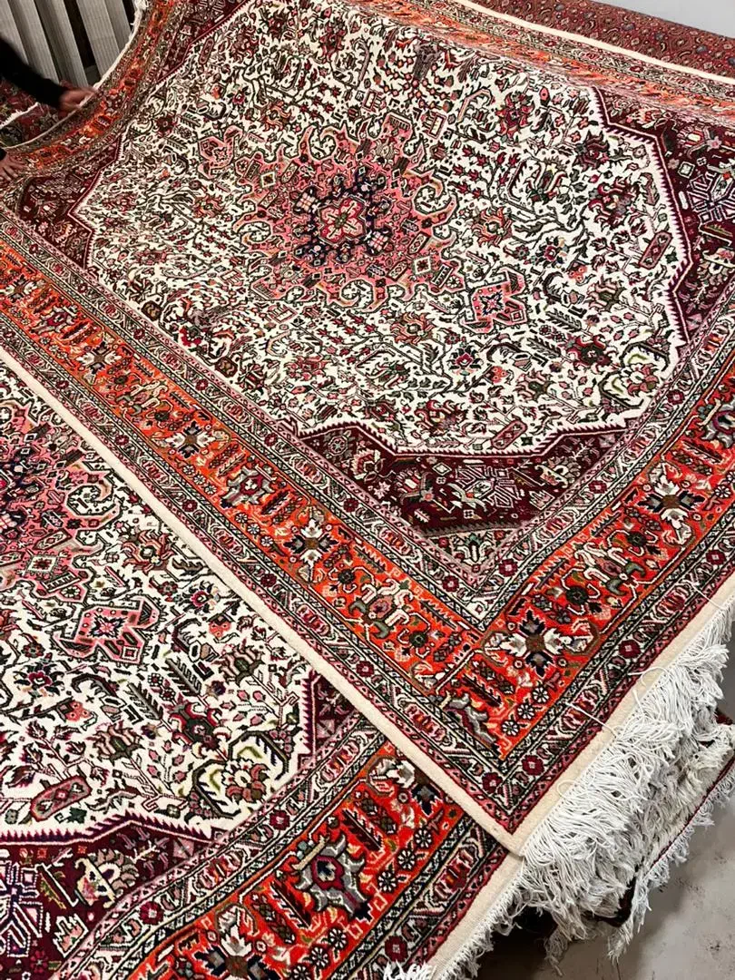 جفت ۶متری کرم  دستبافت تبریز|فرش|تهران, جهاد|دیوار