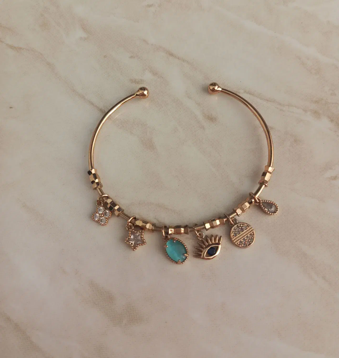 دستبند سنگ طبیعی طرح طلا|بدلیجات|کرج, شهرک بنفشه|دیوار