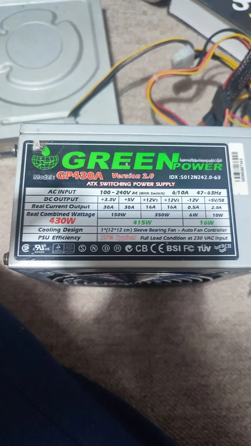 پاور + DVD رایتر پلکستور +کابل گرافیک DVI + رم|قطعات و لوازم جانبی رایانه|فردیس, فردیس|دیوار