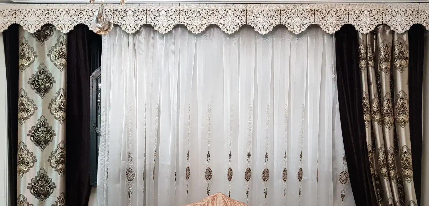 پرده سلطنتی تُرک و بسیار شیک|پرده، رانر، رومیزی|اسلامشهر, مظفریه|دیوار