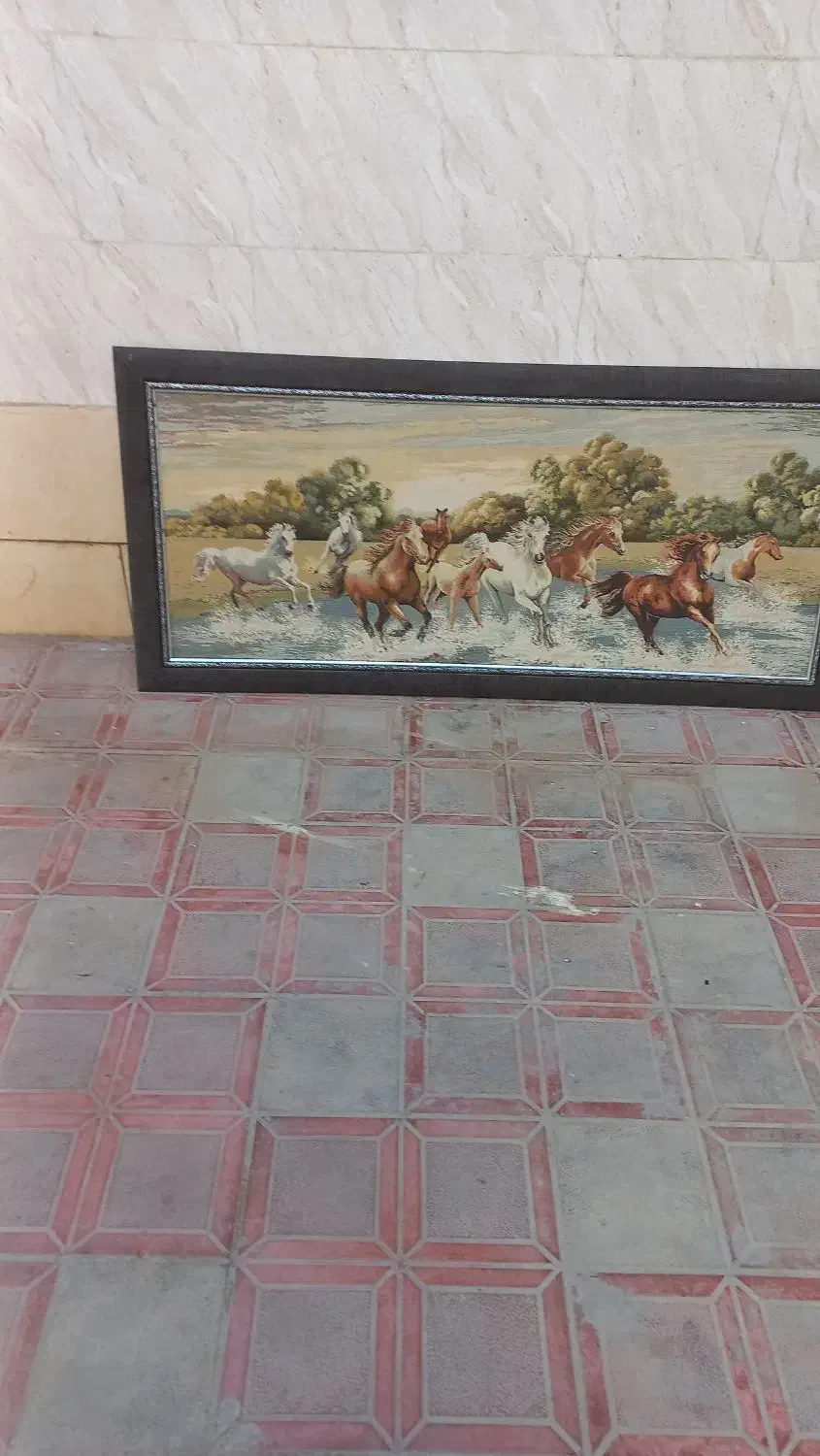 تابلو فرش سالم|تابلو فرش|مشهد, طبرسی شمالی|دیوار