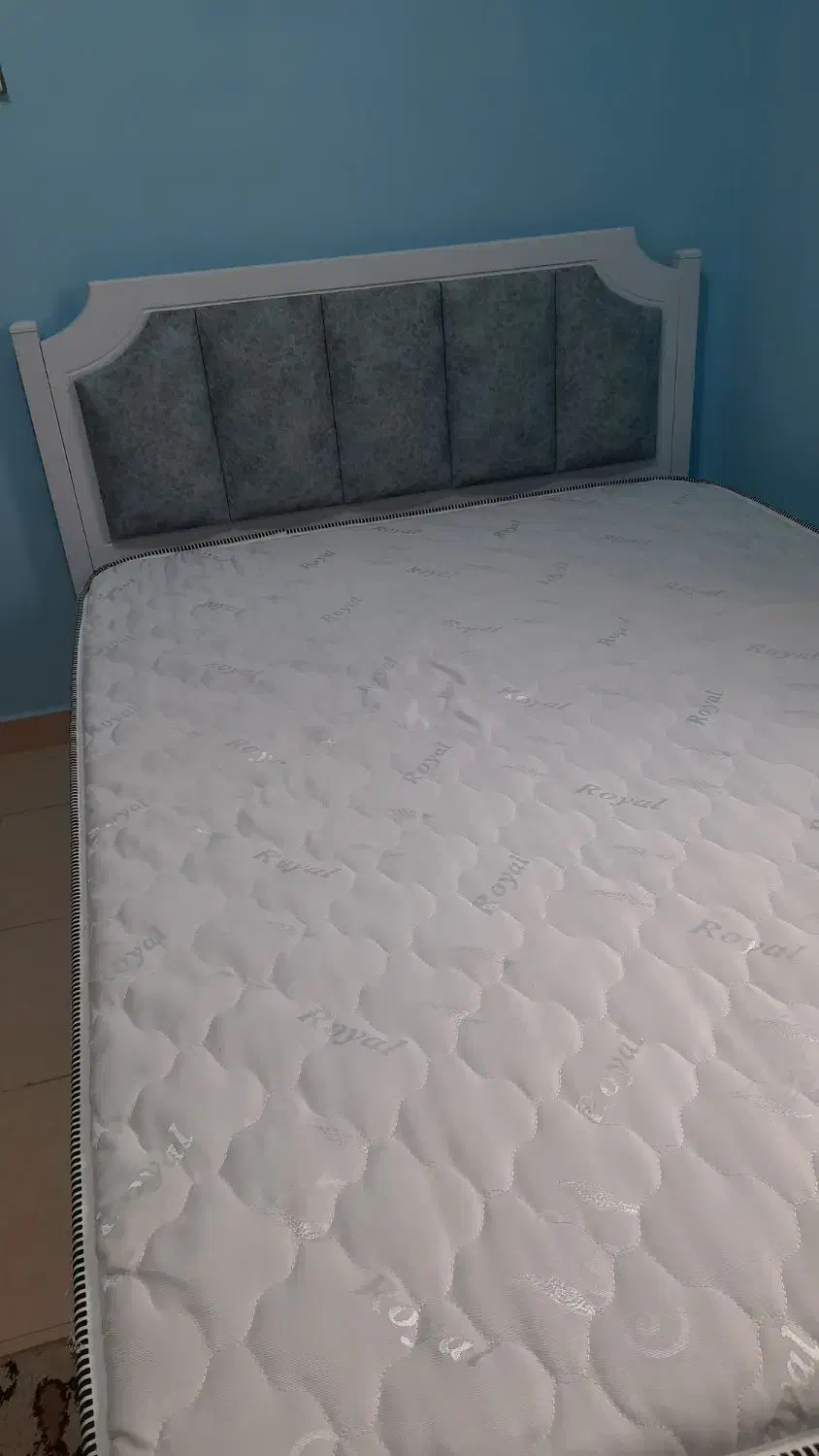 تختخواب دونفره یکبارهم استفاده نشده.سایز۱۴۰در۱۶۰|تخت و سرویس خواب|رشت, کوی مهر|دیوار