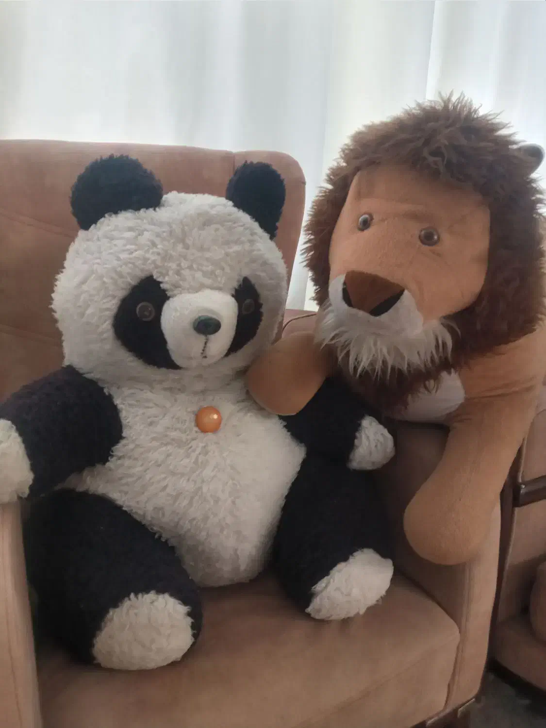 عروسک بزرگ شیر وخرس پاندا|اسباب‌‌بازی|فلاورجان, |دیوار