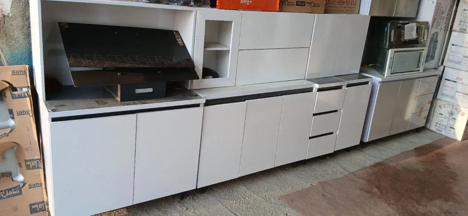 کابینت تمام چوب ۳ متر بالا ۳متر پایین ۱۹.۵۰۰|مصالح و تجهیزات ساختمان|اسلام‌شهر, شهرک مهدیه|دیوار