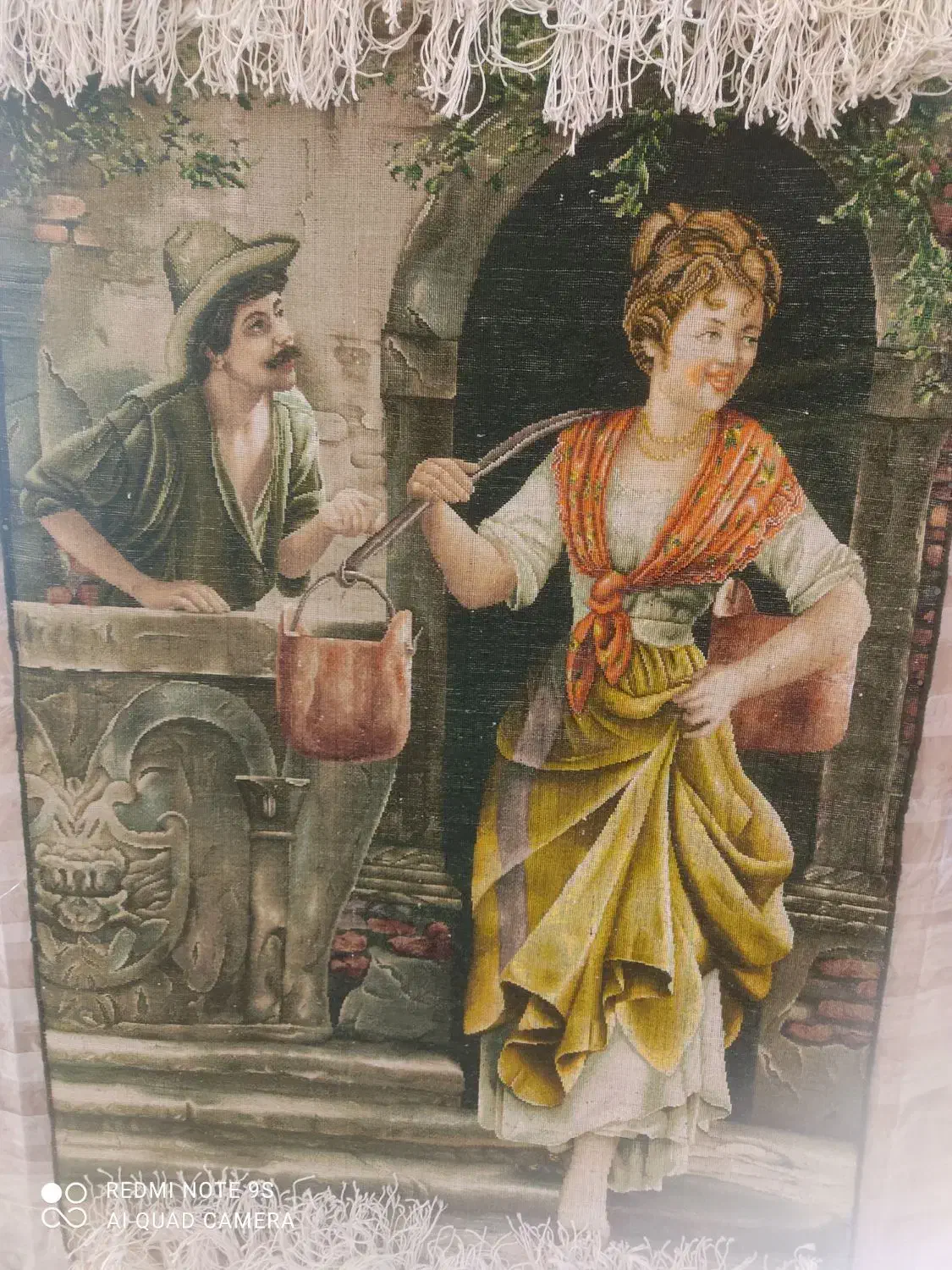 تابلو قالی دستباف|تابلو فرش|اصفهان, باغ نگاره|دیوار