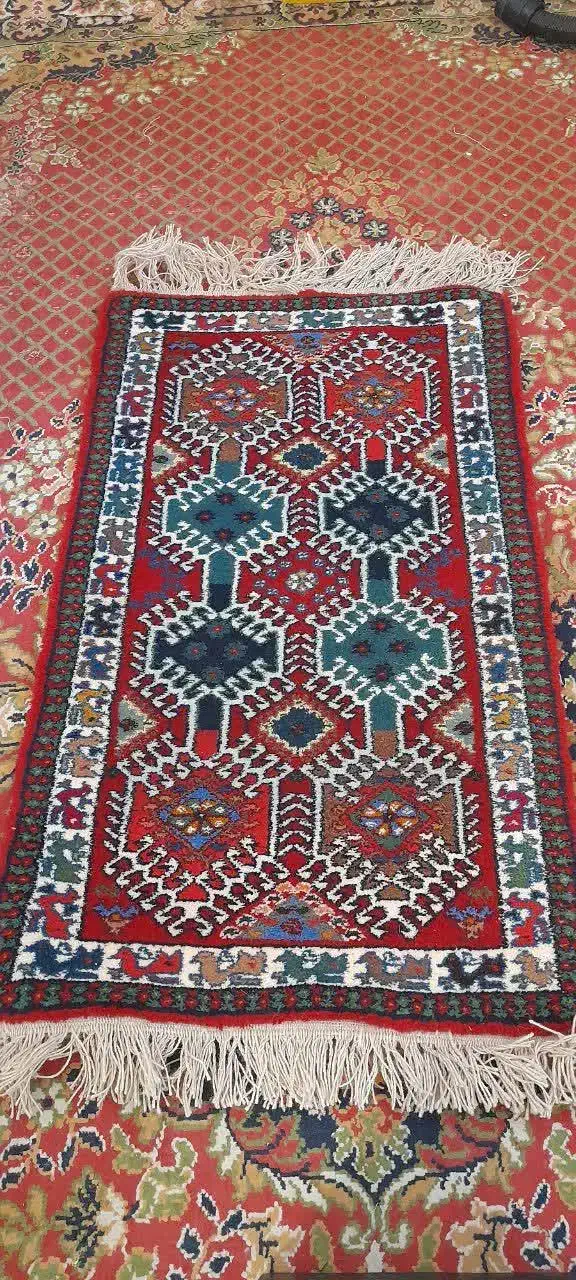 قالیچه دستباف یلمه تزیینی شب یلدا|فرش|بروجن, |دیوار