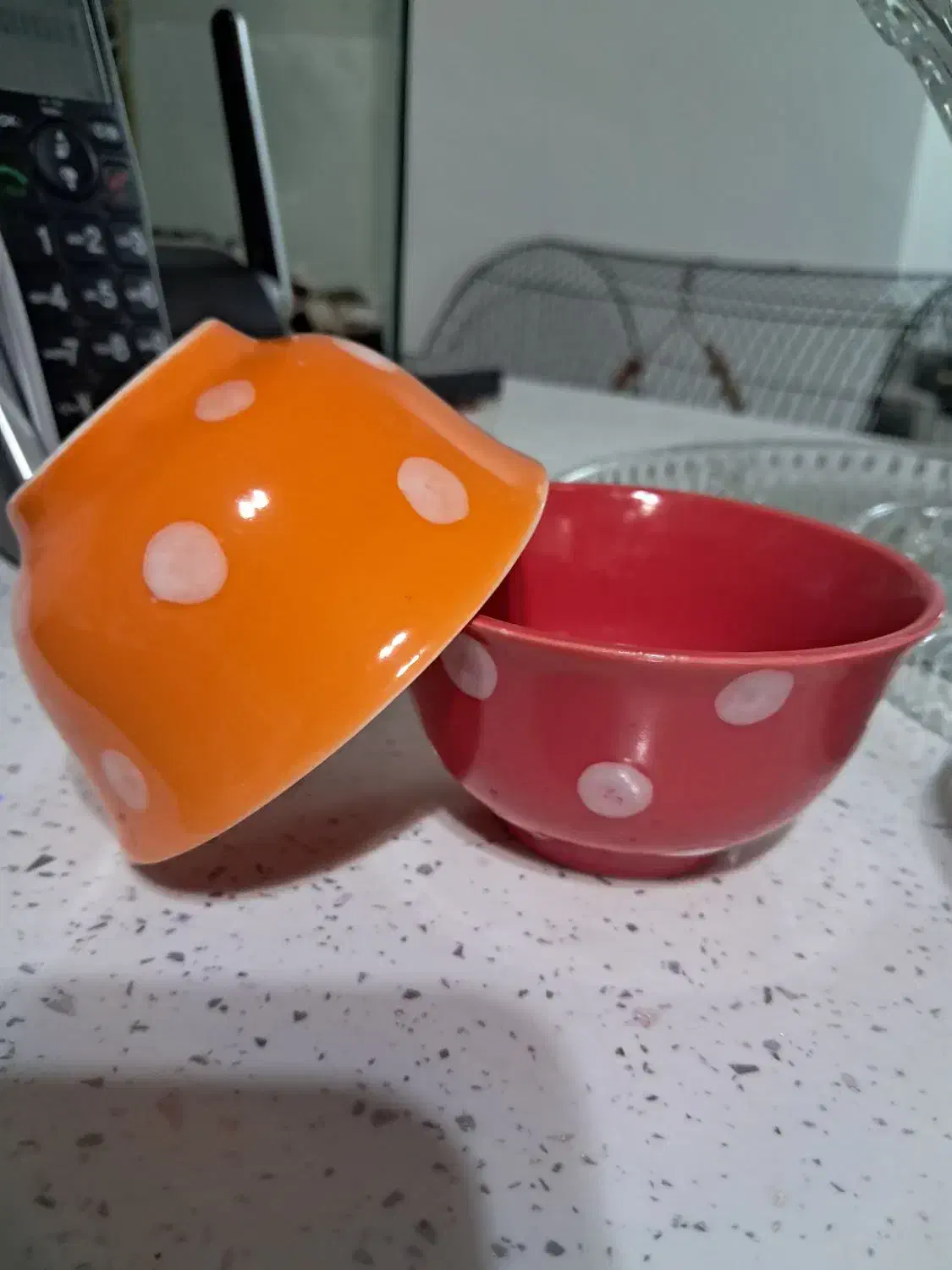 کاسه چینی طرح خالخالی جدید|ظروف سرو و پذیرایی|لنگرود, |دیوار