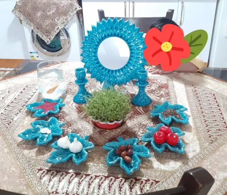 هفت سین|صنایع دستی و سایر لوازم تزئینی|نیشابور, سرآب کوشک|دیوار