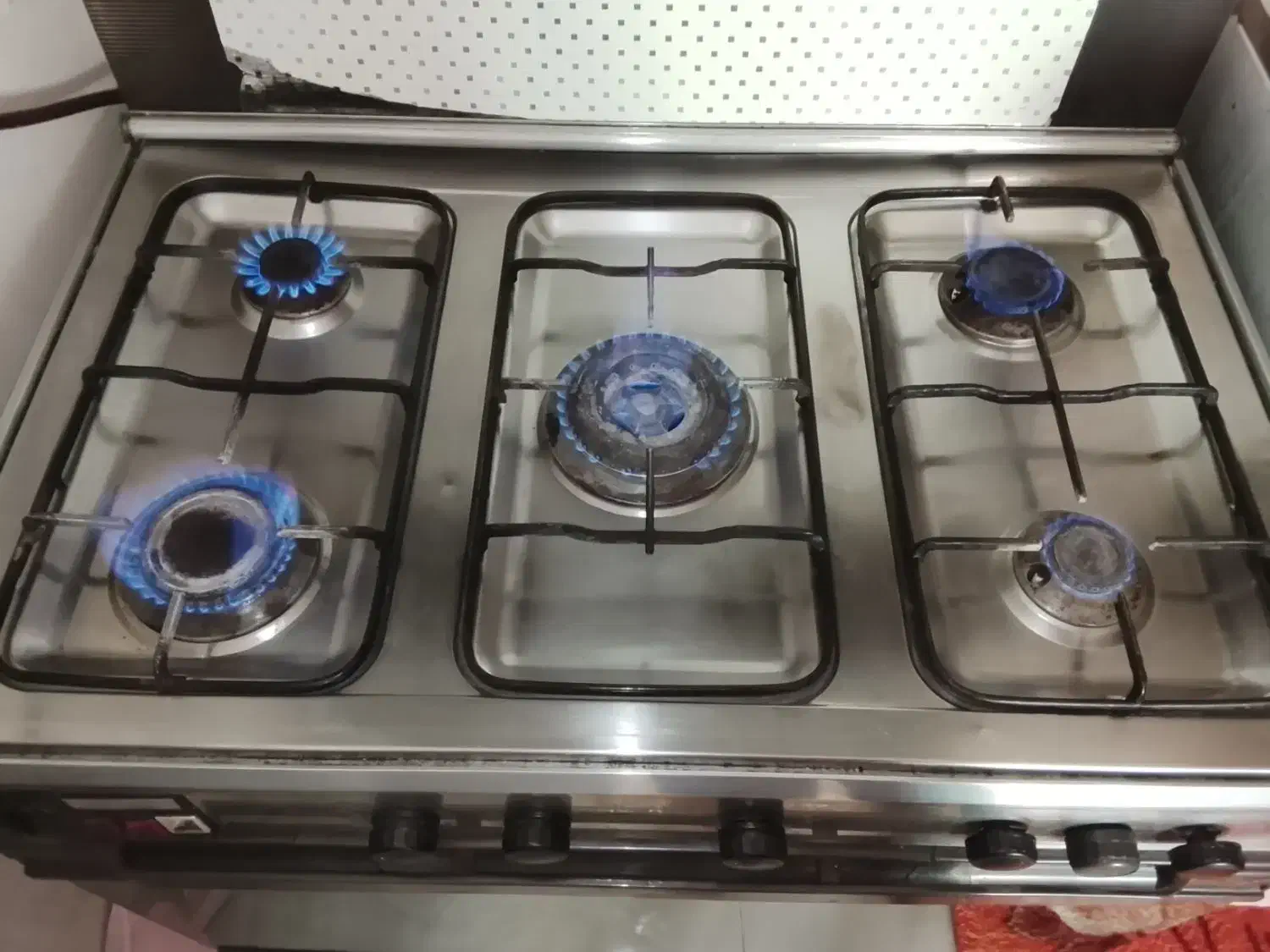 گاز استیل فر دار|اجاق گاز و لوازم برقی پختوپز|رضویه, |دیوار