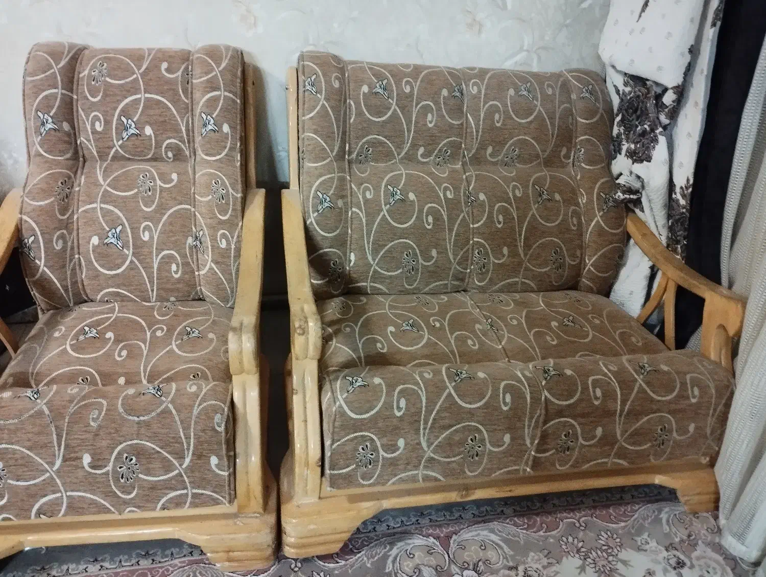 مبل چوبی|مبلمان خانگی و میز عسلی|خرمدره, |دیوار