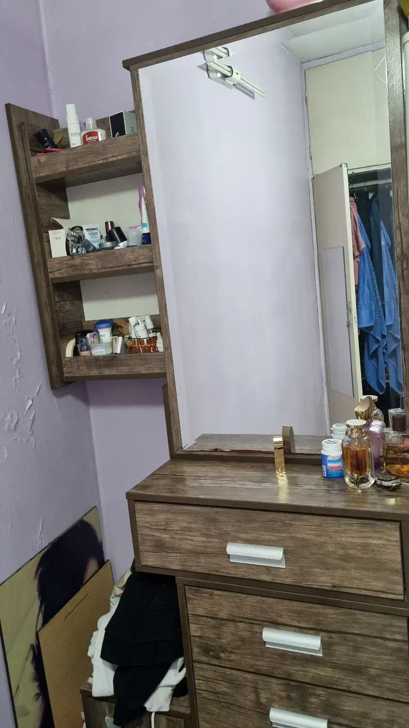 دراور تمام mdf آینه باکس دار درحدنو|جاکفشی، کمد، دراور|تهران, شهرک شریعتی|دیوار