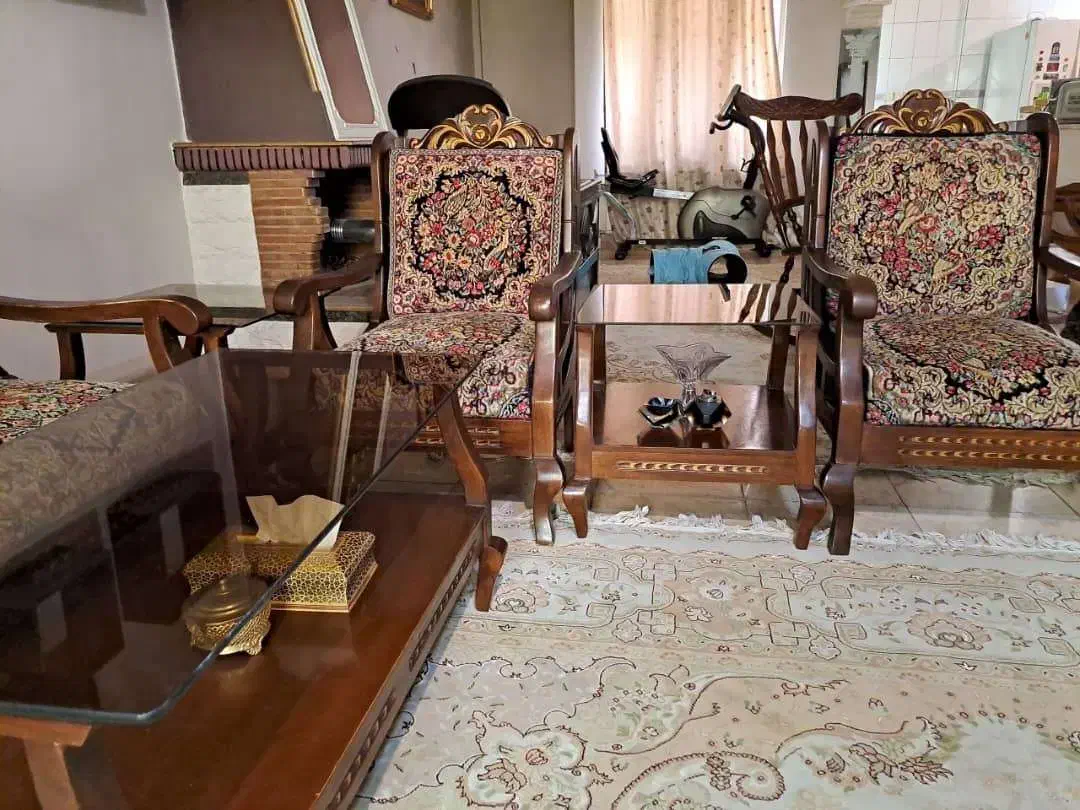 مبل قالی دستبافت کرمان|مبلمان خانگی و میز عسلی|تهران, قلهک|دیوار