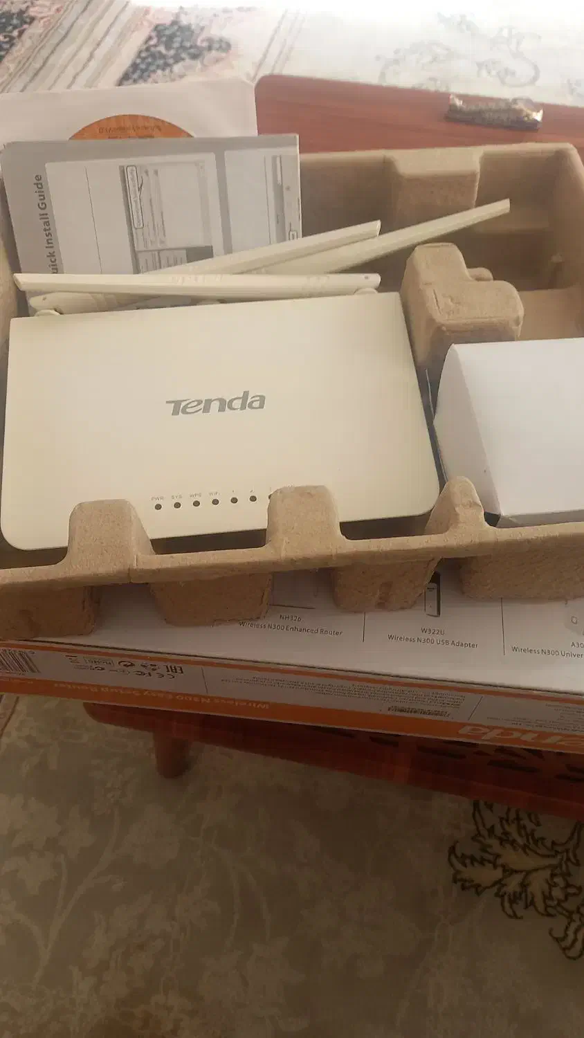 روتر تندا در حد نو|مودم و تجهیزات شبکه|برخوار, |دیوار