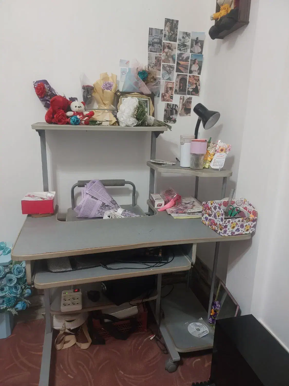 میز کامپیوتر سالم بزرگ وجادار|میز تحریر و کامپیوتر|ملایر, |دیوار