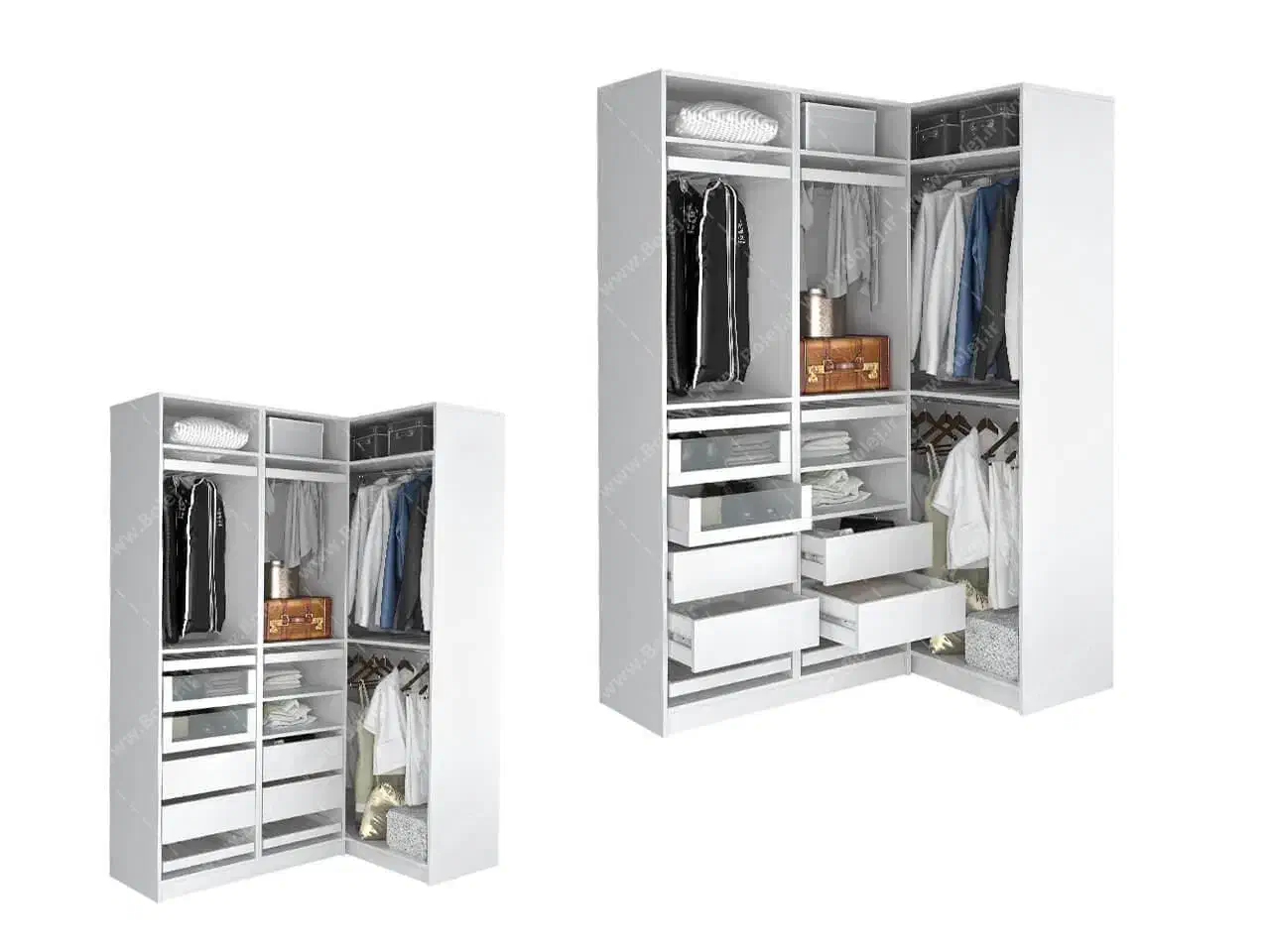 کمد دیواری کلوزت روم|جاکفشی، کمد، دراور|یزد, |دیوار