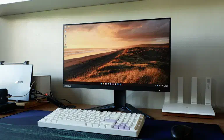 مانیتور گیمینگ لنوو ۱۶۵ هرتز ۲۴ اینچ|قطعات و لوازم جانبی رایانه|قم, باجک سه|دیوار