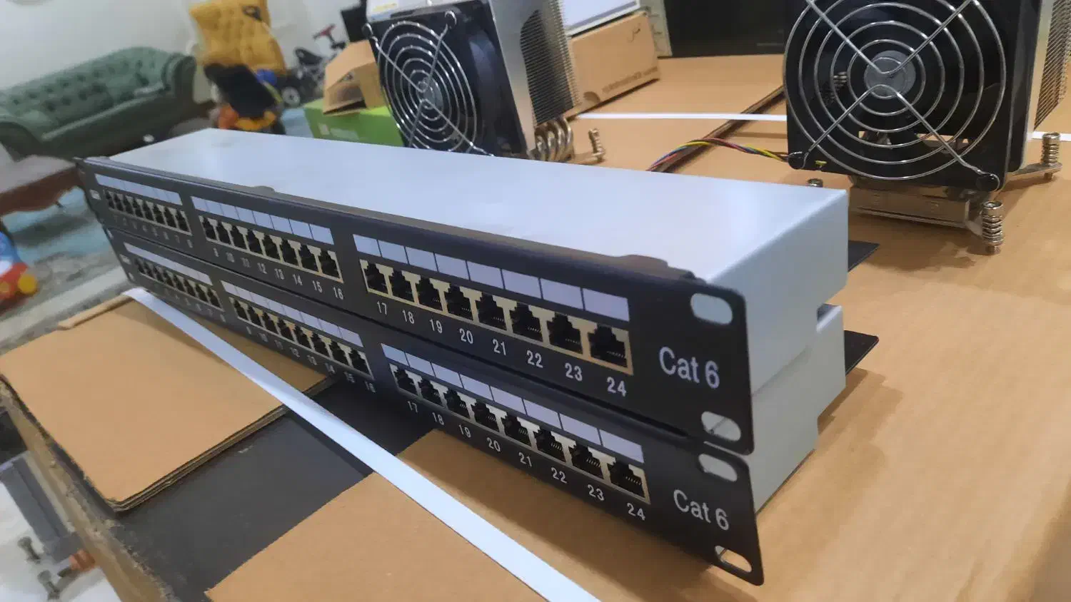 پچ پنل ۲۴ پورت کی نت پلاس ( پتچ پنل ) و دی لینک|مودم و تجهیزات شبکه|تهران, مدائن|دیوار