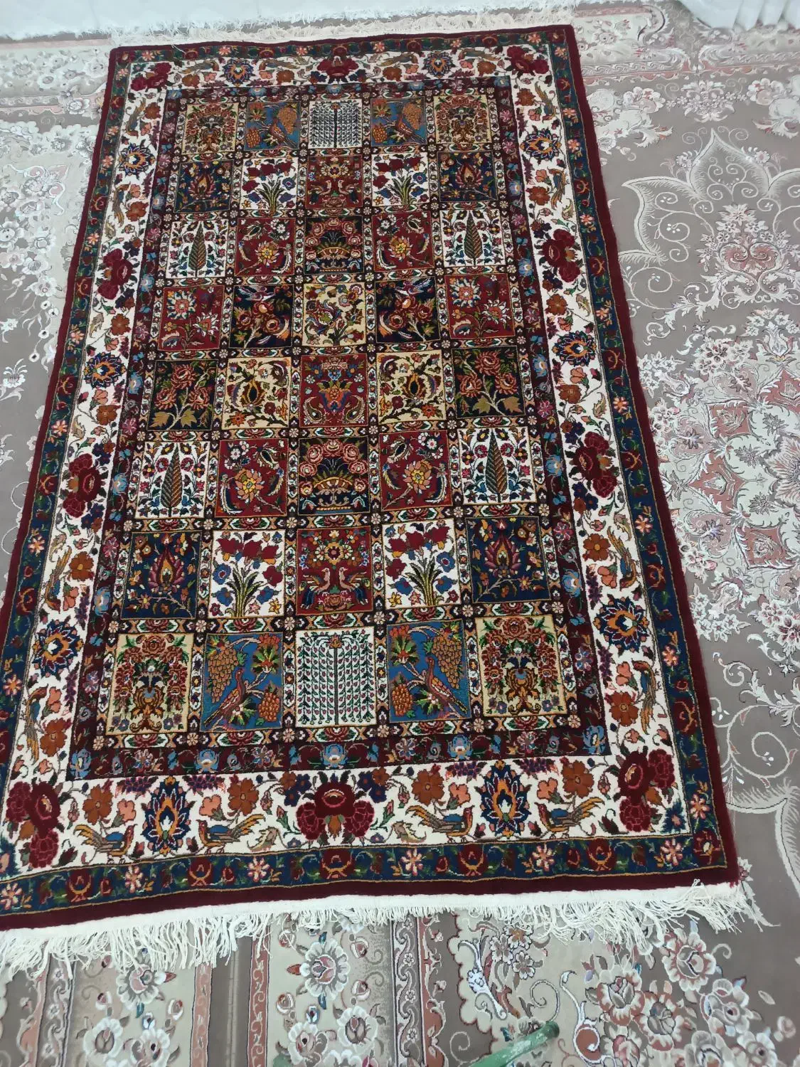 قالی دست باف|فرش|فارسان, |دیوار