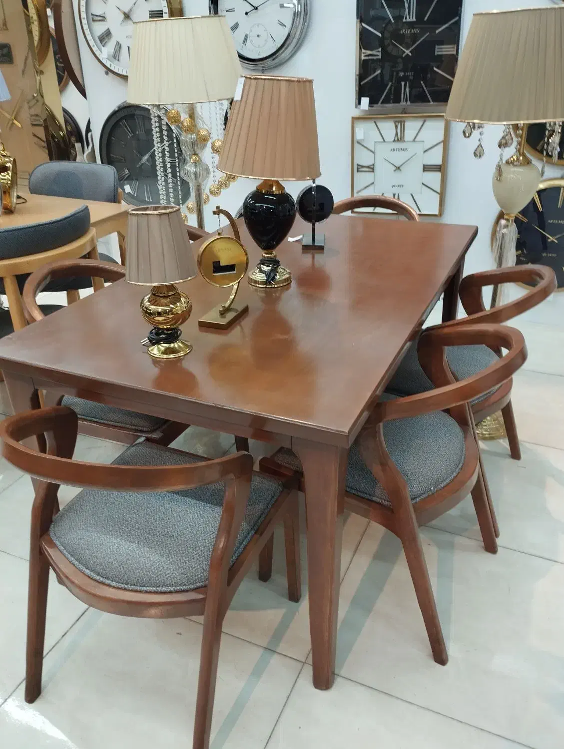 ناهار خوری عسلی کنسول میز تی وی شمع دونی|میز و صندلی غذاخوری|مشکین‌دشت, |دیوار