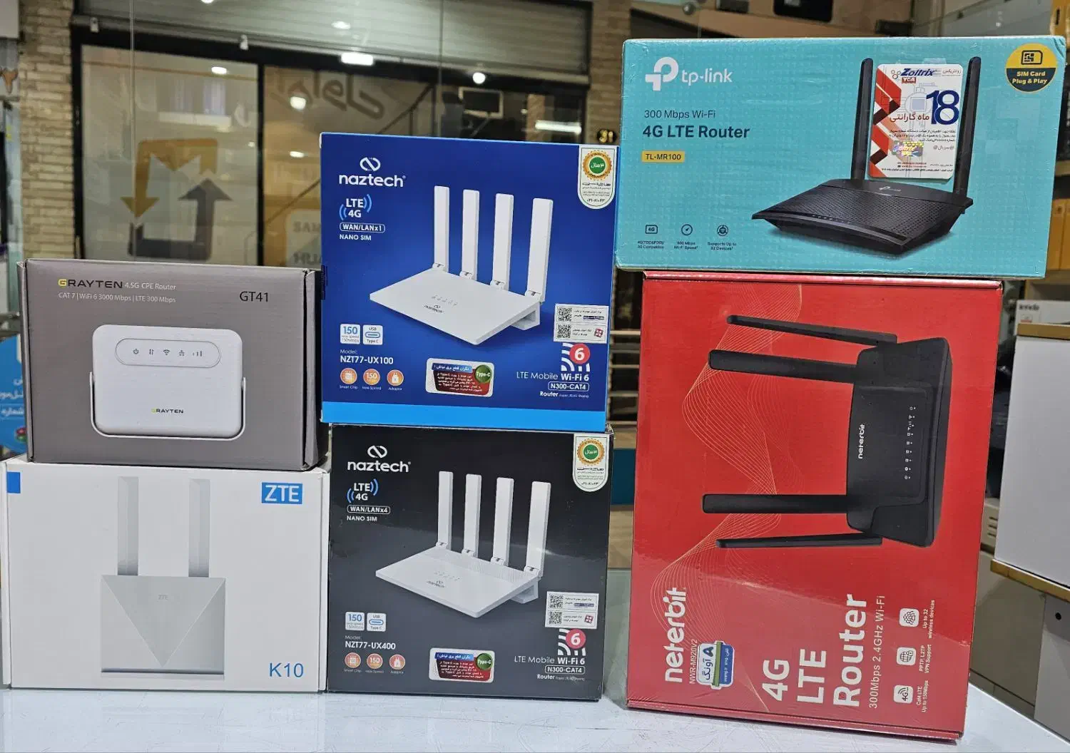 مودم رومیزی فورجی. نزتک.تی پی لینک. زدتی. گرتین|مودم و تجهیزات شبکه|مشهد, ده دی|دیوار