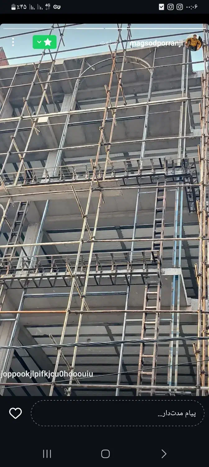 جوشکاری ساختمان نبشی کشی والپست نما رومی پوررنجی|خدمات پیشه و مهارت|اردبیل, |دیوار