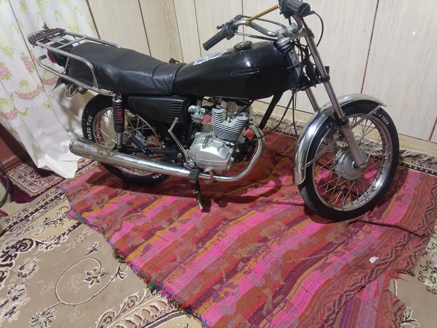 موتور|موتورسیکلت|خمک, |دیوار